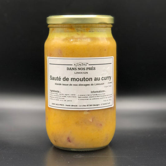 Sauté de mouton au curry